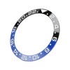 38mm Diameter Black Blue Watch Bezel Insert Base Ring White