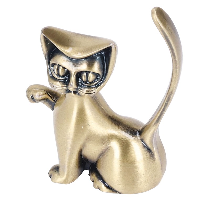Cat God Ring Holder Cat God Design Zinc Alloy Sturdy