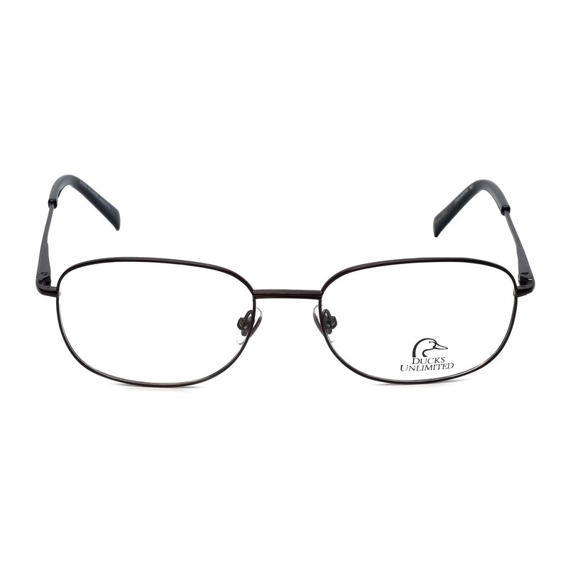 Ducks Unlimited Designer Titanium Metal Eyeglass Frames Lincoln in Charcoal