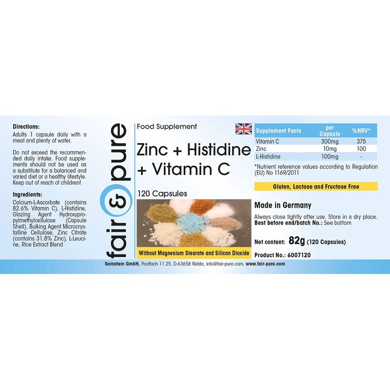 Fair & Pure® - Zinc + Histidine + Vitamin C
