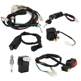 China Quad Wiring Harness with Light Wiring Harness, Atv Wiring Harness, Replacement for 150CC Solenoid Cdi Relay, Wiring Harness Kit, Replacement for 150CC Atv Quad Accessories