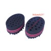 2PCS Small Holes Barber Hair Brush Sponge Dreads Locking Twist