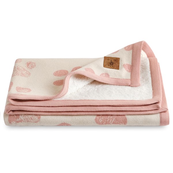 Little Dedi Small Pet Blanket - 100% Organic Cotton, Double