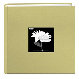 Pioneer Photo Albums 200 Pocket Fabric Frame Cover Photo Album, Soft Yellow