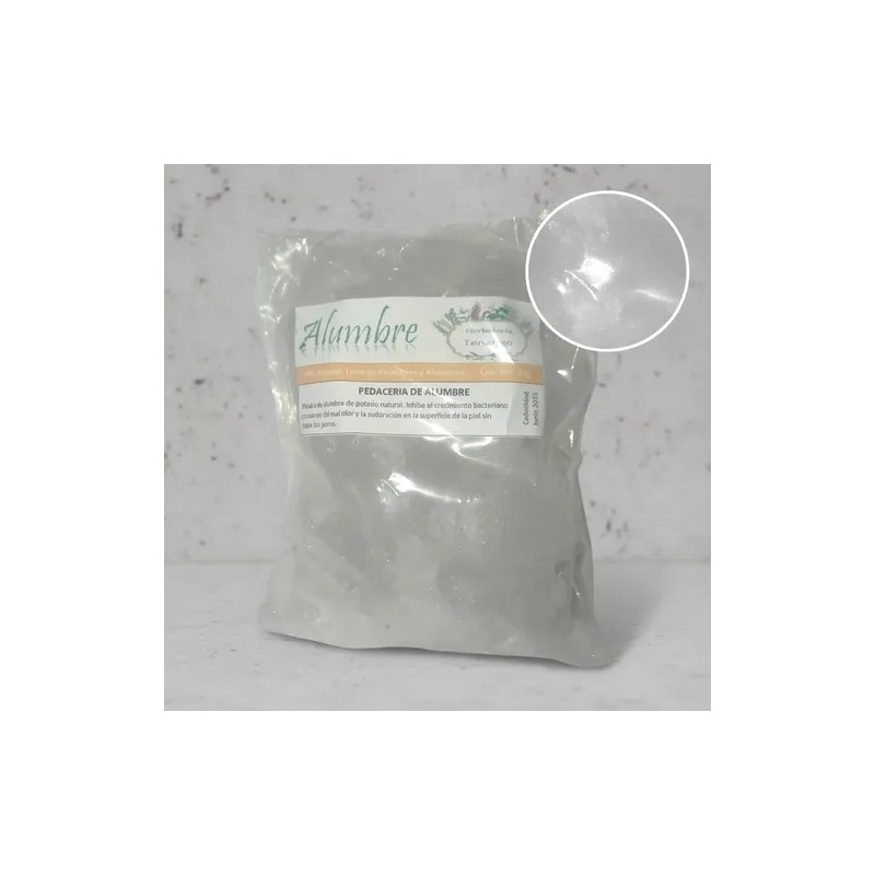 Piedra Alumbre Potasio Natural 1 Kg Oferta Productos Tenango