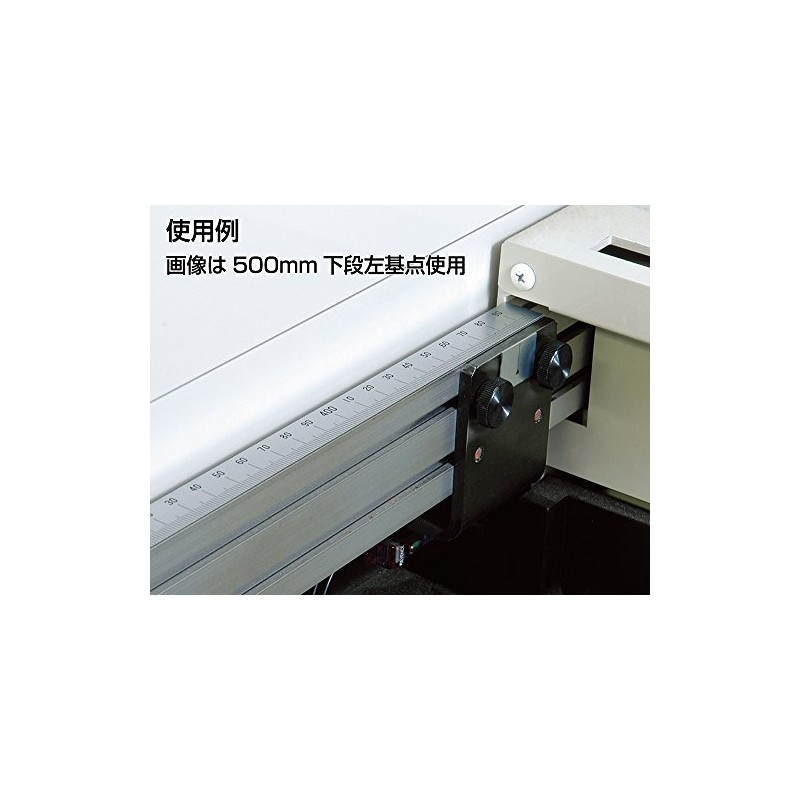 シンワ測定(Shinwa Sokutei) マシンスケール 上段左右振分目盛 穴無し 300mm 14143