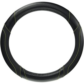 Bonform 6793-01BK Steering Wheel Cover, Premium Touch, Antibacterial, Deodorization, S Size, 14.4-14.9 inches (36.5-37.9 cm), Black