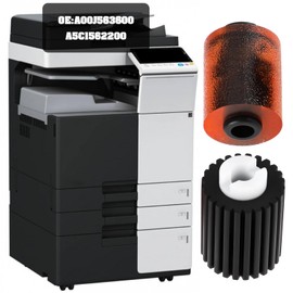 Create idea 1Set Feed Pickup Roller A00J563600 A5C1562200 Kompatibel mit Konica Minolta Bizhub 554e C220 C224 C224e C280 C284 C360