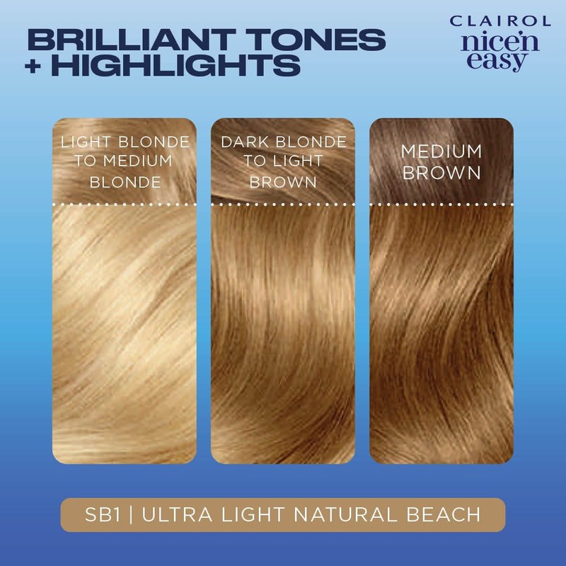 Clairol Nice'n Easy Crème, Natural Looking Oil Infused Permanent Hair