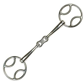 Loop Ring French Link Snaffle: 5.5