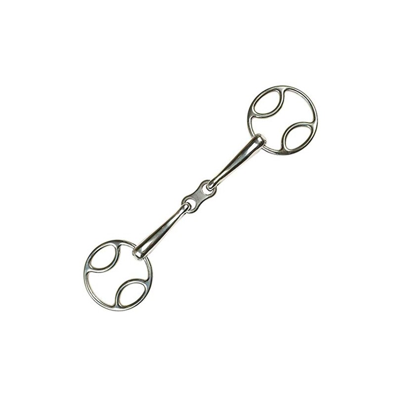 Loop Ring French Link Snaffle: 5.5