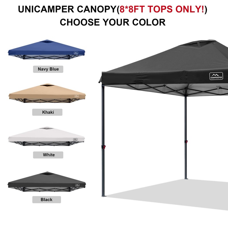 KAMPKEEPER Replacement Top Pop Up Canopy Tent Cover Roof with