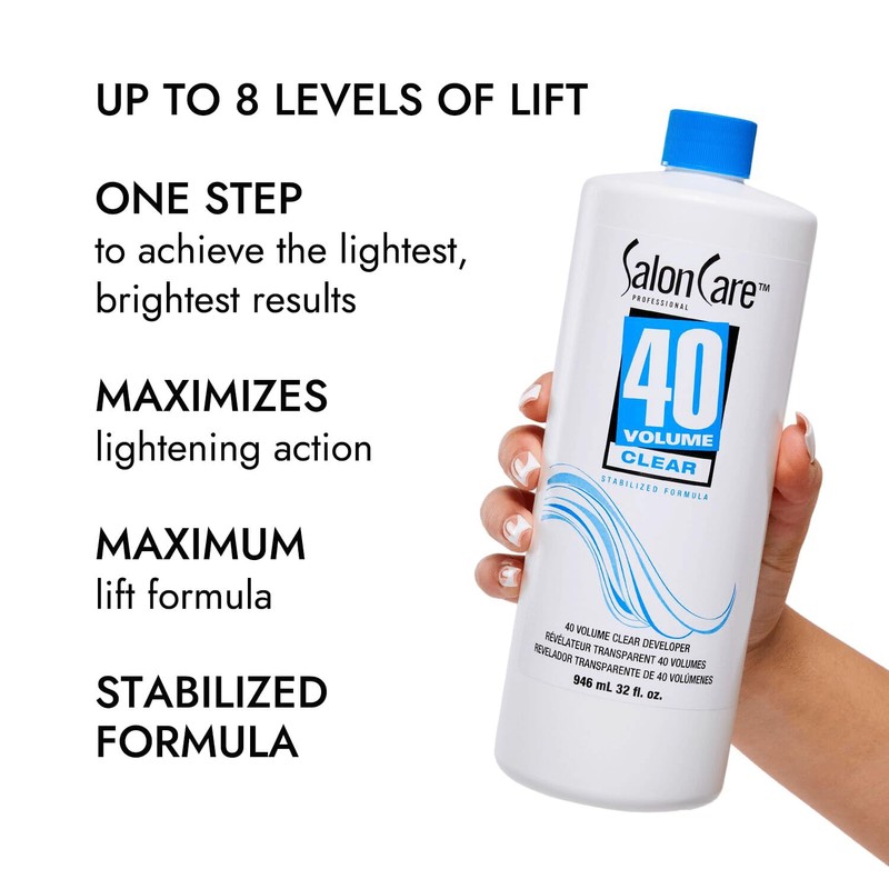 Salon Care 40 Volume Clear Developer 32 Oz