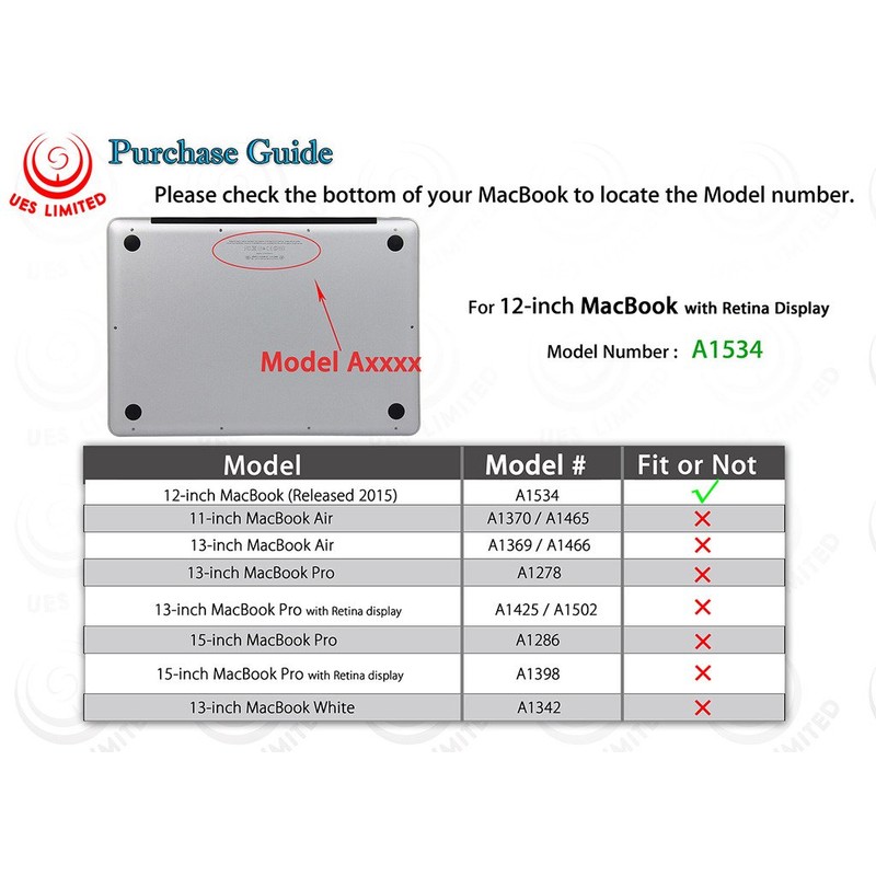 UESWILL Smooth Touch Matte Hard Shell Case Cover Compatible with