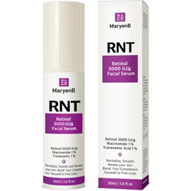 Suero Antienvejecimiento Con Retinol 5000 Ui, Niacinamida, Ácido Tranexámico: Reafirma La Piel Y Mejora El Tono, 1 Fl Oz 1 Onza Líquida (Paquete De 1)
