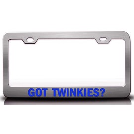 Custom Brother - GOT TWINKIES? Food Vegetable Fruit Metal Car SUV Truck License Plate Frame Ch a49