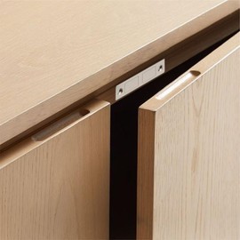 Cupboard Door Magnets 2Pairs, Strong Magnetic Door Catches for Cabinet Cupboard Kitchen Internal Doors, Magnetic Cupboard Locks, Door Magnets Closure for Wardrobe Drawers Furniture Closet Closing