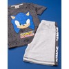 SONIC THE HEDGEHOG Pyjamas Boys Character Player Shirt Shorts PJS