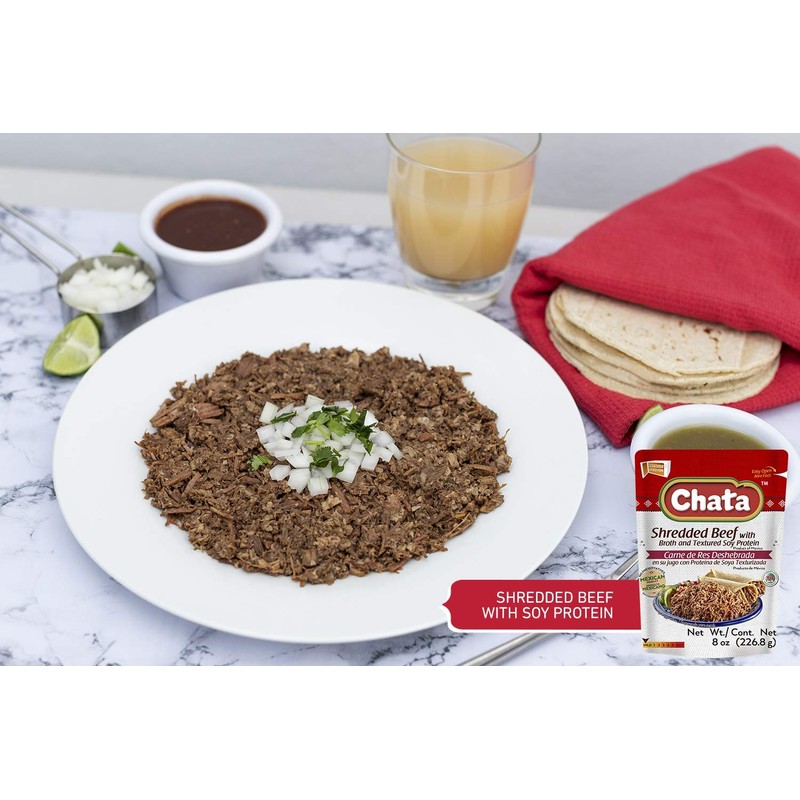 Chata Shredded Beef Pouch | Practical & Savory Shredded Beef