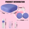 Erewa Contact Lens Case, 2 Pack Portable Contact Lens Box