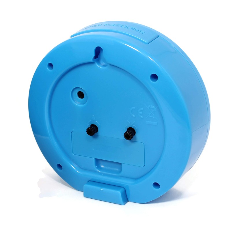 Children's Alarm Clock without Ticking for Boys Pirates Blue Quartz
