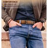 Cinturón Hombre, BULLIANT Cinturón Cuero Automático Trinquete Cierre,Traje Negocios,Ancho 35