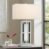 360 Lighting 29" Tall Rectangular Modern End Table Lamp Mirrored