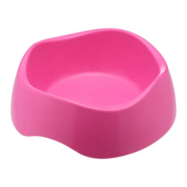 Beco Pets, Bamboo Dog Food & Water Bowl, Non-Slip, Easy Clean, Pink, Small