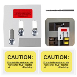 Generator Interlock Kit Compatible Models are Square D QO or Homeline 150 or 200 Amp Panels for Generators with 1 3/8-Inches Spacing for Main and Sectional Breakers