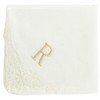 Imabari Initial Lace Handkerchief Towel, Women's, Imabari Towel, Handkerchief, Made