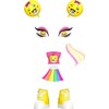 Lotta Looks Rainbow Cute Mood Pack with Plug/Play Pieces, Multi