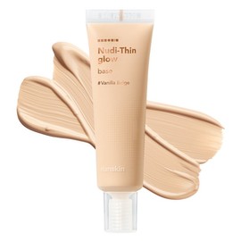 Hanskin Nudy Thin Glow Base 30ml, 1 unit, Vanilla Beige, Shades 20–22 / 한스킨 누디 씬 글로우 베이스 30ml, 1개, 바닐라 베이지 20~22호