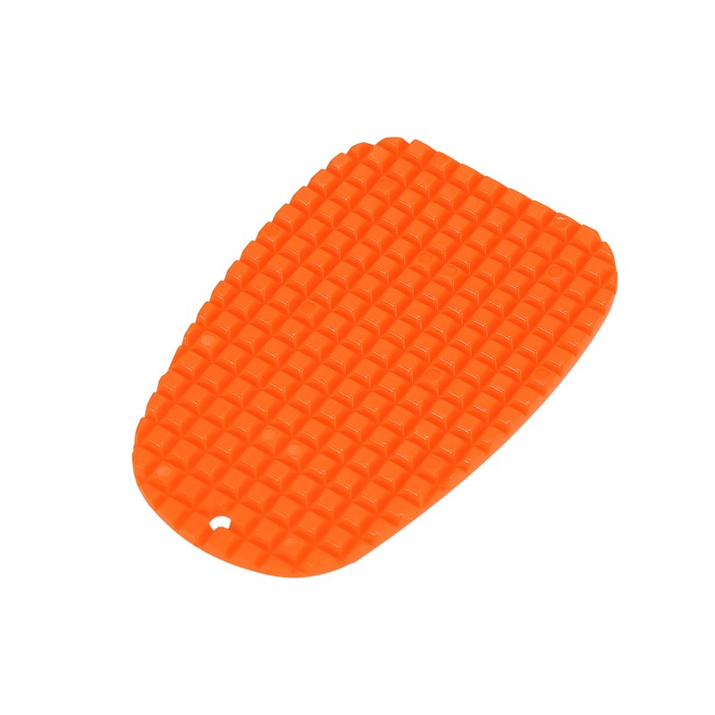 Motoforti 8pcs Motorcycle Kickstand Pad Side Stand Extension Pad Orange