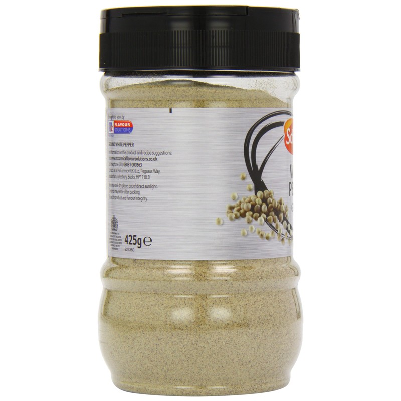 Schwartz Ground White Pepper, Sharp and Earthy Seasoning for Soups,