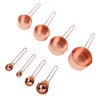 8Pcs Stainless Steel Measuring Cup Spoon Set with Scales Home