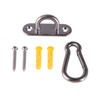 TIOMIOSEA M6 Ceiling Hook Heavy Duty Stainless Steel Carabiner and