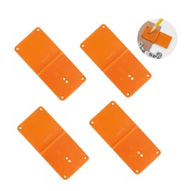 Wixine 4Pcs 35mm 40mm Hinge Hole Drilling Guide Locator Hole Opener Template Door Cabinets DIY Tools For Woodworking Hand Tools Set