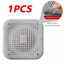 Unbranded Bathroom Drain Hair Catcher Bath Stopper Plug Sink Strainer Filter Shower Covers - Gray-1 PACK