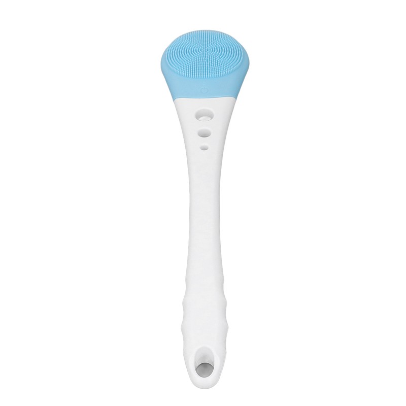 Electric Body Scrubber Shower Brush Long Handle Waterproof Cordless Body