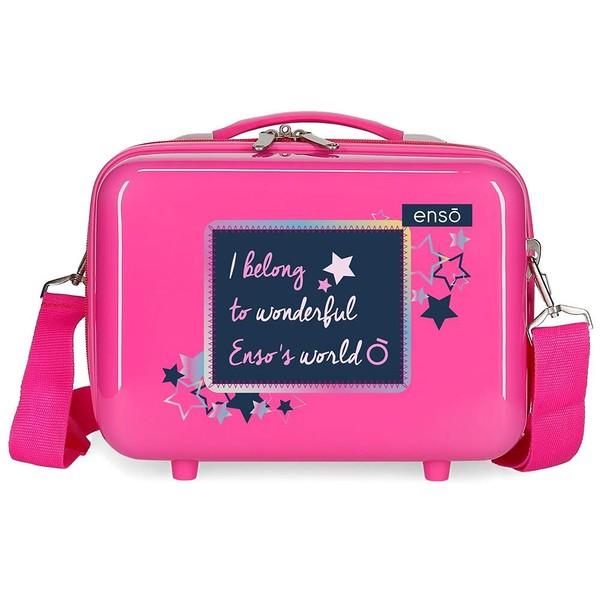 Enso Make A Wish Makeup Bag, 29 x 21 x 15 cm, fuchsia, Makeup bag