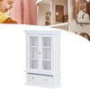 1: 12 Dollhouse Furnitures Miniature Wood Simulation Cabinet Bookcase Bookshelf