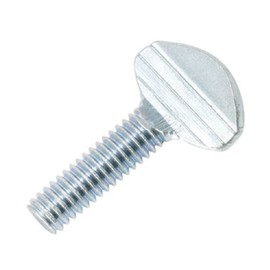 TERF® M6 X 10mm Thumb Screw Wing Bolt M6 (6mm) X 10mm Steel Spade Head No Shoulder Thumb Screw Bolts - Pack of 4
