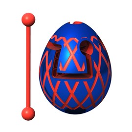 Smart Egg Jester: 3D Maze Puzzle and Educational Toy for Kids, Level 4 (Easy) in a Brain Teaser Series - Challenge and Fun in Solving the Labyrinth inside The Egg