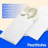 Disposable Dinner Napkins With Built-in Flatware Pocket, Pre folded Party