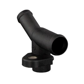febi bilstein 22796 Cooling Water Flange for Cylinder Head, 1 Piece, Black