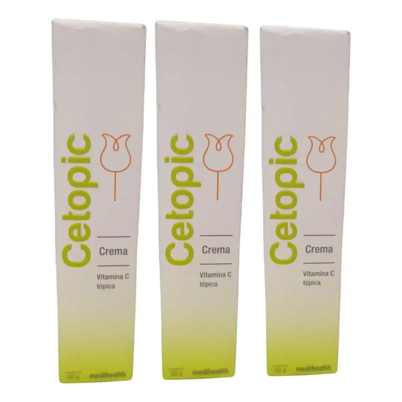 Cetopic Crema 3pack Vitamina C Topica 50g