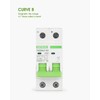 12V-110V DC Miniature Circuit Breaker, 32 Amp 2 Pole Battery