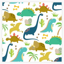 Cute Cartoon Dinosaur Sticker Decal Size 5"
