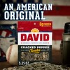 DAVID Jumbo Sunflower Seeds, Cracked Pepper Flavor, 5.25 oz.
