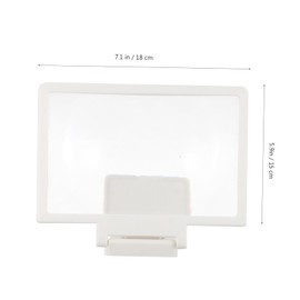 Operitacx 3Pcs Screen Amplifier Practical Radiation Screen Enlarger Stand for Enhanced Viewing Experience